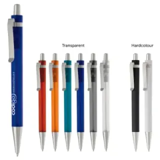 Ball pen Antarctica metal clip - LT80435 (gadzety reklamowe)